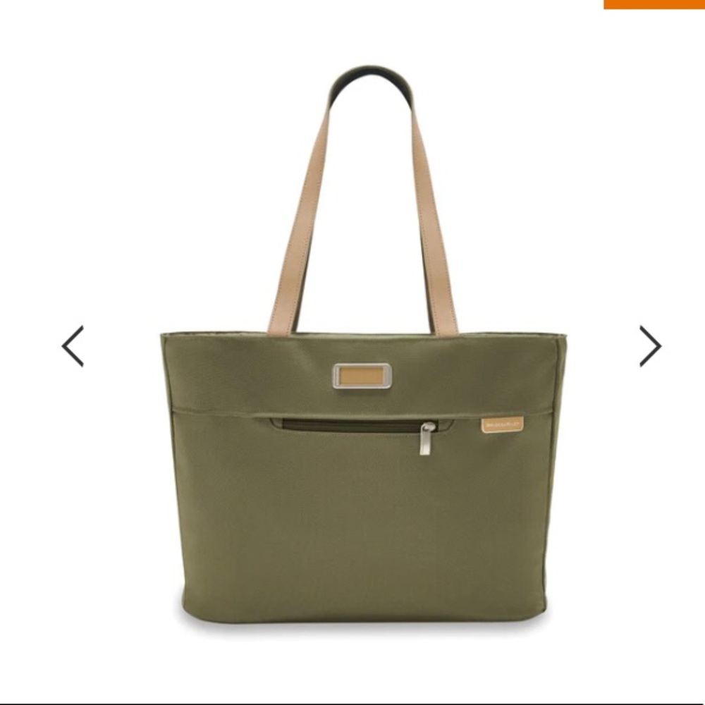 Briggs & Riley Traveler’s Tote, Olive,Like New